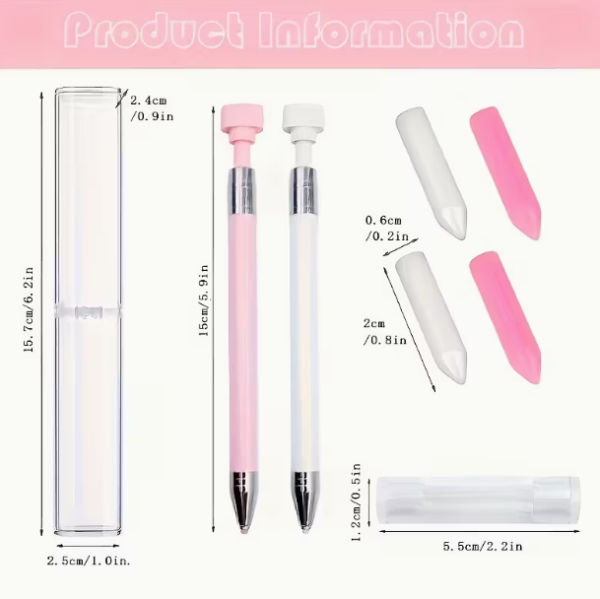 Diamond Painting 3-Röhren, 6-Stift Wachstifte-Set